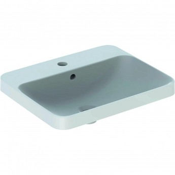 Раковина встраиваемая GEBERIT VARIFORM 45x55 см 500.741.01.2 с отверстием перелива