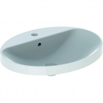 Раковина встраиваемая GEBERIT VARIFORM 48x55 см 500.721.01.2 с отверстием перелива